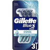 GILLETTE Blue3 Plus Cool holiaci strojček 3 ks - Holiaci strojček