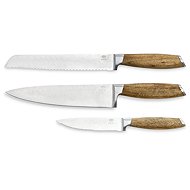 Holm Sada nožů 3 ks nerez/akáciové dřevo - Knife Set