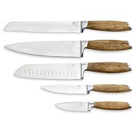 Holm Sada nožů 5 ks nerez/akáciové dřevo - Knife Set