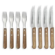 Holm Sada příborů na steaky 8 ks nerez/akáciové dřevo - Cutlery Set