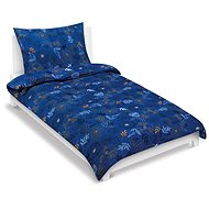 BELLATEX Linen crepe 80/518 meadow dark blue 140 × 220, 70 × 90 - Bed Linen