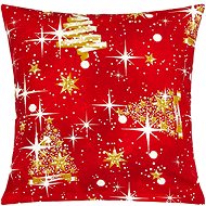 BELLATEX Christmas 40 × 40 cm 55/126 Christmas tree gold - Pillowcase