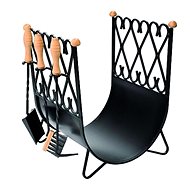 Wood Basket with Tools, Large - Firewood Basket