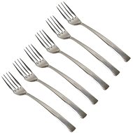 HOME ELEMENTS Dining fork Alfa 6 pcs set on paper card - Table Fork
