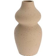 Home Styling Collection Decorative ceramic vase 14 cm beige - Vase