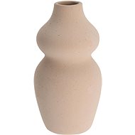 Home Styling Collection Decorative ceramic vase 14 cm light beige - Vase