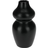 Home Styling Collection Decorative ceramic vase 14 cm black - Vase
