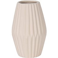 Home Styling Collection Ceramic vase striped 17 cm - Vase