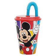 Alum Cup with straw 430 ml - Mickey Mouse Better Together - Drinking Cup