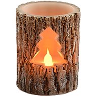 ACA LED Christmas decorative candle, warm white, 10 cm - LED Candle