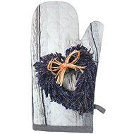 Goba Handkerchief lavender heart 1120001 - Oven Mitt