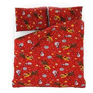 Kvalitex Christmas bedding 140 × 200, 70 × 90 cm Snowmen - Bed Linen