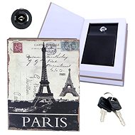 Hurtdex Bezpečnostní trezor na klíč v knížce Eiffel Tower - Safety Box