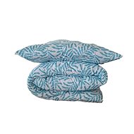 Rosh Přikrývka a polštář 7475-1  – Zelené listy - Bedding Set