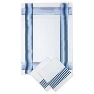 Svitap Kuchyňská vaflová utěrka 50 × 70 cm – bílá s modrým pruhem - Dish Cloth