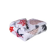 Jahu Micro blanket print 150 × 200 cm Reindeer heart - Blanket