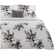 Christmas bedding microsatin 140×200 + 70×80 - Snow 02 - Bed Linen