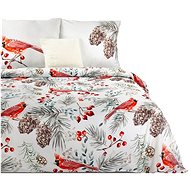 Christmas bedding microsatin 140×200 + 70×80 - Willow 01 - Bed Linen
