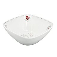 by inspire by inspire Bowl Quadro Koleda (26 × 11 cm), white with Christmas decoration - Bowl