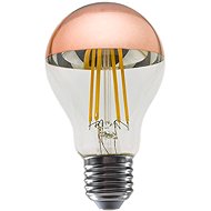 Diolamp LED Filament mirror bulb A60 8W/230V/E27/2700K/900Lm/180°/DIM, copper top - LED Bulb