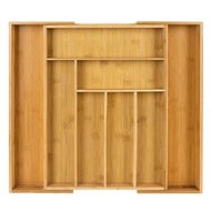 Alum Bamboo drawer organiser - Cutlery Tray