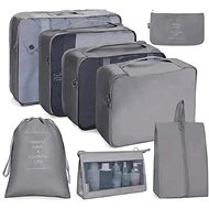 APT Large set of storage organisers grey - 8 pcs - Storage Box