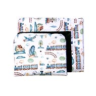 MACESHKA Crib Set Little Train - Crib Bedding