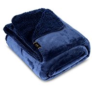 EUROFIRANY Microfiber blanket Tedy 220 × 200 - garnet - Blanket