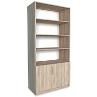 Nejlevnější nábytek Maughani regál, dub sonoma - Office Shelf