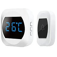 Aptel Wireless doorbell with range up to 20 m, white - Doorbell