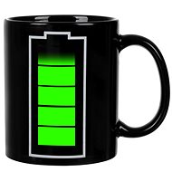 Ruhhy 22103 Mug Colour changing torch 330 ml, black - Mug