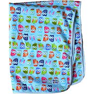Gaga's Baby Blanket 2in1 Owls Blue - Blanket