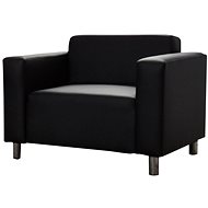BELIANI křeslo VIETAS, sametové, modré, 208418 - Křeslo
