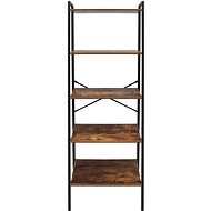 Aga Ladder rack MR2016 172 x 56 x 34 cm, dark wood decor - Shelving Unit
