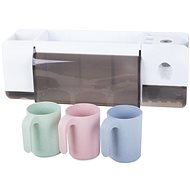 Verk Toothbrush and cup organiser with toothpaste dispenser - Toothbrush Holder