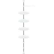 Ruhhy Telescopic corner shelf for shower 23369 white - Bathroom Shelf