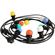 Outdoor light chain with coloured bulbs 6 m - Light Chain