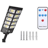 Verk 12325 Solar street light 420 LED COB, IP67, black - Garden Lighting