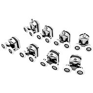 Ruhhy 22900 Castors for shower enclosures 8 pcs chrome - Spare Part