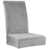 Ruhhy 22979 Elastic chair cover, grey - Chair Cover