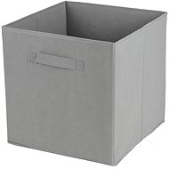 Dochtmann Callax storage box, textile, grey, 31 × 31 × 31 cm - Storage Box