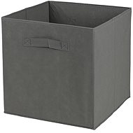 Dochtmann Callax storage box, textile, dark grey, 31 × 31 × 31 cm - Storage Box