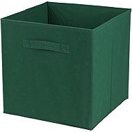 Dochtmann Callax box, storage box, textile, dark green, 31 × 31 × 31 cm - Storage Box