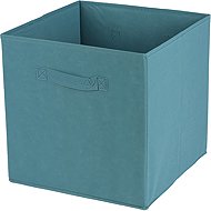 Dochtmann Callax box, storage box, textile, petrol, 31 × 31 × 31 cm - Storage Box