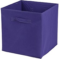 Dochtmann Callax box, storage, textile, purple, 31 × 31 × 31 cm - Storage Box