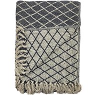 4sleep Aredo with fringe 150 × 200cm - 07/5 graphite - Blanket