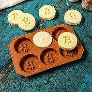 Alum Ice and Chocolate Bitcoin Mould - Ice Cube Tray