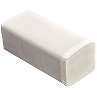 Papierová uteráky ZZ biele dvojvrstvové 150 ks - Papierové utierky do zásobníka