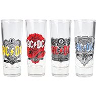 AC/DC: Logo - 4 pieces - Glass