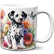 Puppies in flowers No. 2 white - Mug